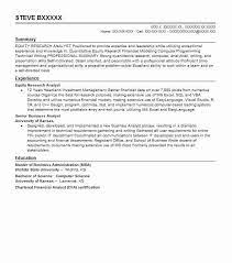 Job description, duties and requirements learn about the education and preparation needed to become a clinical research analyst. Equity Research Analyst Resume Example Analyst Resumes Livecareer