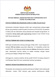More malaysian states may move into the second phase of the national recovery plan by early august following an increase in the vaccination rate, deputy prime minister ismail sabri yaakob said. Bfm News On Twitter 190 New Covid 19 Cases Were Reported Today Most Of Which Are From The Sri Petaling Mosque Cluster The National Total Now Stands At 428 Meanwhile 7 More Patients
