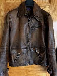 Purple Label Ralph Lauren 3 200 Men 039 S Leather Jacket S Ebay Leather Jacket Dress Leather Jacket Jackets