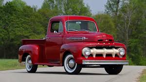 Image result for Light Red 1952 Truck