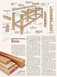 There are even workbench plans for specialty tables for routers, miter saws. 2381 Heavy Duty Workbench Plans Workshop Solutions Diy Garage Storage Workbench Garage Work Bench