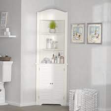 Create a functional bathroom with storage solutions from lowe's. Corner Bathroom Cabinets Shelving You Ll Love In 2021 Wayfair