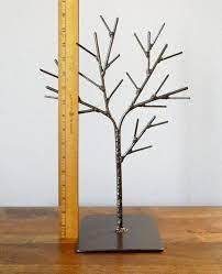 Welded Tree Jewelry Display In Brown By Ragnbonevintage On Etsy Jewelry Tree Display Jewelry Tree Decor