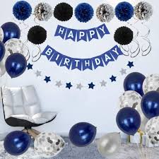 Buy 50th party decorations and get the best deals ✅ at the lowest prices ✅ on ebay! Birthday Decorations Men Blue Birthday Party Decorations For Men Women Boys Grils Happy Birthday Balloons For