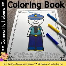Image transport or vehicle for children. Police Officer Coloring Worksheets Teaching Resources Tpt