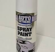 WHITE GLOSS Spray Paint Aerosol Primer Wood Metal Plastic Auto 400ML Large  Can | eBay