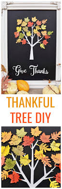 This tasteful thanksgiving tree makes a cheerful addition to tables, entryways, or countertops. Thankful Tree Craft Home Decor For Thanksgiving Make Life Lovely