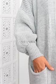 Ce patron pour cardigan à tricoter est un beau cadeau à faire ou pour soi même! Cardigan Gilet Long Grosse Maille Pour Femme Voilee Gilet Laine Hiver