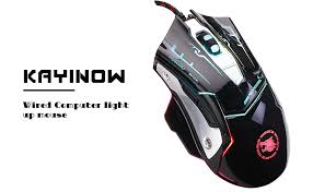 Amazon Com Usb Computer Mouse Wired Light Up Mouse For Laptop With Rgb 7 Colors Breathing Light 4 Dpi Adjustable Up To 3200 6 Buttons Ergonomic Gamer Pc Mouse For Windows Mac Sega Dreamcast M738 Computers
