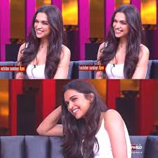 Deepika Padukone On Koffee With Karan Season 6 Koffee With Karan Deepika Padukone Hair Styels