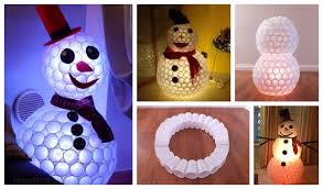 Check spelling or type a new query. Diy Plastic Cup Snowman Lights Christmas Decor Tutorial