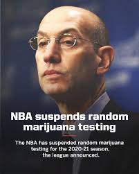 Due to unusual circumstances in conjunction with the pandemic, the NBA and  the National Basketball Players Association have agreed to suspend  randomized tests for marijuana during the 2020-21 season. 📰:  https://es.pn/3gcLkKG