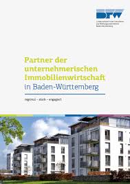 Vbw verband baden‐württembergischer wohnungs‐ und immobilienunternehmen e.v. Imagebroschure Bfw Landesverband Baden Wurttemberg E V