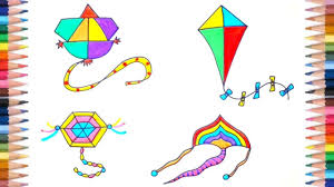 1280x720 children flying kites memory drawing how to draw school. How To Draw Kite Flying Easy Easy Drawings Kites For Kids Kite