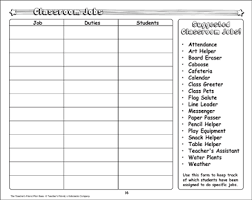 73 memorable classroom job chart images