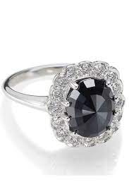 Black Diamond Rings Are The Carrie Bradshaw Of Engagement Rings Black Diamond Ring Engagement Big Engagement Rings Black Diamond Jewelry