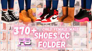 Artists' share photos and custom contents here. 370 Urban Shoes Cc Folder Sim Download Jordans Uggs Heels More Child Female Male Youtube