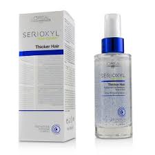 Grow gorgeous hair density serum is a unique formula that works to improve volume and fullness as well as promote healthy hair. L Oreal Professionnel Serioxyl Intra Cylane Thicker Hair Fibre Thickening Serum Buy To Turks Caicos Islands Cosmostore Turks Caicos Islands