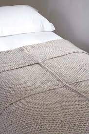 free pattern warm big chunky blanket modeles de tricot torchon couverture tricotee tricot et crochet