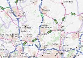 Michelin Welwyn Garden City Map Viamichelin