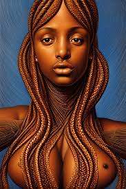 Amazingly Intricate Hyperdetailed Elegant Academic Portrait of a Beautiful  Futuristic Bronze Skinned Black Arab Girl with Hyperdetailed Intricate  Ornate Braided Hair Big Breasts Well Rendered8 · Creative Fabrica