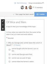 There are plenty of quizzes it is possible to get. Creating A Quiz Using Microsoft Forms In Onenote Cloud Design Box Blog