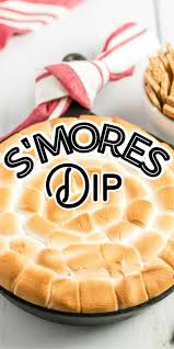 Our Ooey Gooey S Mores Dip May Be The Definition Of Easy Dessert All You Need Are Two Ingredients Melted In 2020 Party Food Dessert Yummy Food Dessert Easy Desserts