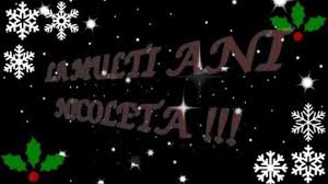 La multi ani de sf. La Multi Ani Nicoleta De Sfantul Nicolae