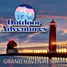 The beach is so big that it was not crowded even though there were many there are camping facilities and you are close to downtown area, restaurants, shops and anything that strikes your fancy. Outdoor Adventures Grand Haven Resort Grand Haven