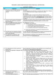 Agency for halal quality certification. Faq About Malaysian Halal Certification Slaughterhouse Malaysia
