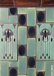 On the left wall, between two windows and roundabout 2m high, is an electricity connection. Tile Gallery Art Deco Kitchen Art Nouveau Tiles Art Deco Tiles