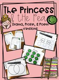 © © all rights reserved. Princess The Pea Activity Pack Drama Poem Prose Rl 4 5 Tpt