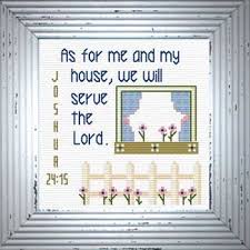  we will serve the lord poster. House Serve Lord Joshua 24 15 Cross Stitch Design Cross Stitch Spanish Cross Stitch Cross Stitch Borders