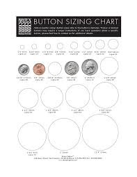 Britex Button Size Chart Sewing Projects Sewing Sewing