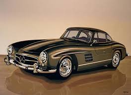 Mercedes Benz 300 Sl 1954 Painting By Paul Meijering Mercedes Benz 300 Mercedes Benz Benz