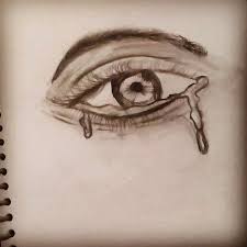 Human eye crying tears flowing drawing. 80 Drawings Of Eyes From Sketches To Finished Pieces