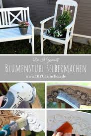 Diy Blumenstuhl In Shabby Chic Einfach Selber Machen Und Bepflanzen In 2020 Blumen Stuhl Outdoor Dekorationen Shabby