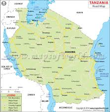 tanzania road map