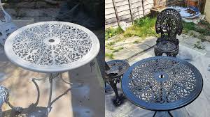 3.5 out of 5 stars. Refurbishing Cast Aluminium Metal Garden Furniture