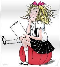 Eloise Thinking About What To Write Poster By Eloiseandweenie Eloise At The Plaza Eloise At Christmastime Cartoon Drawings