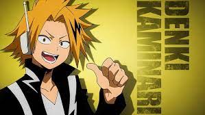 Maybe you would like to learn more about one of these? Hd Wallpaper Anime My Hero Academia Boku No Hero Academia Denki Kaminari Wallpaper Flare