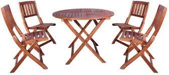 Shop now for the perfect look. Buy Yatai Acacia Wood Chairs Table Round Bistro Set 5 Pcs Online Shop Home Garden On Carrefour Uae