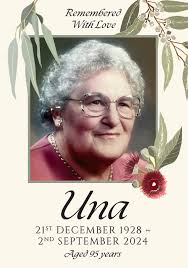 Una Kuhl :: Rosedale Funerals