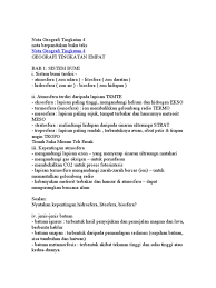 Geografi tingkatan 2 bab 4. Nota Geografi Tingkatan 4