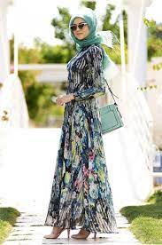 Zarif Tesettur Sifon Elbise Modelleri Sifon Elbise Elbise Modelleri Moda Stilleri