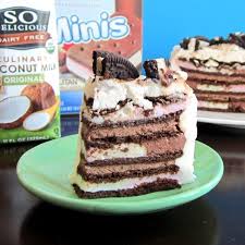 Vegan Ice Cream Sandwich Cake With Vanilla And Chocolate Whipped Cream Recipe Ice Cream Sandwich Cake Sandwich Cake Vanilla Ice Cream Sandwich