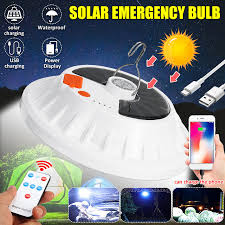 Rechargeable 120led Solar Tent Light Bulb Hanging Outdoor Camping Lantern Hiking Ultra Bright Lamp Sale Banggood Com