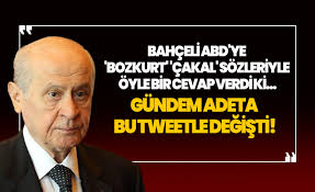 Bahceli Abd Ye Bozkurt Cakal Sozleriyle Oyle Bir Cevap Verdi Ki
