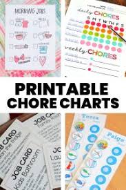 chore chart ideas