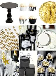 Black White Gold Oscars Inspired Party Ideas Oscars Party Ideas Gold Party 30th Birthday Parties